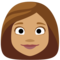 Woman - Medium emoji on Facebook